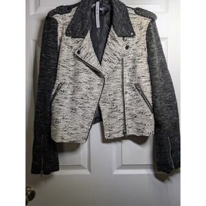Harve Bernard Women's Gray Full Zip‎ Jacket Lined Size Large L NEW